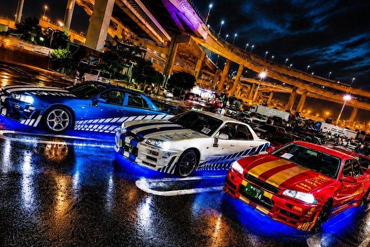 Tóquio : Private JDM R34 Skyline drive & Daikoku PA car meet