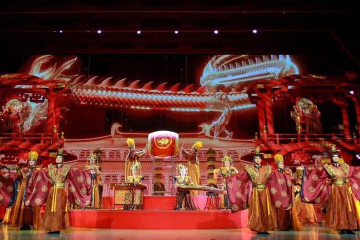 Xian Tang Dynasty Show Banquete opcional ou banquete real