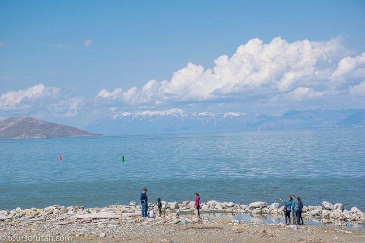 Great Salt Lake 2 - Timmes guidad minibusstur från Salt Lake City