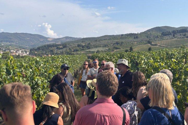 Weinprobe in kleiner Gruppe in der Toskana