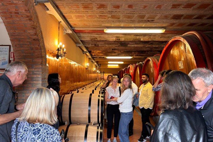 Weinprobe in kleiner Gruppe in der Toskana