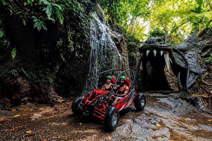 Bali: Ubud Buggy Adventure Dragon Cave, Waterfall, Rice field,Mud