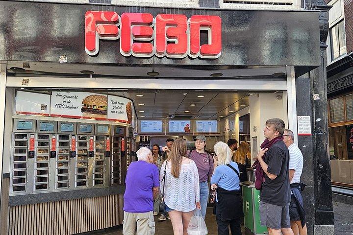 アムステルダムのオランダ語食の市場 チーズとビールツアー