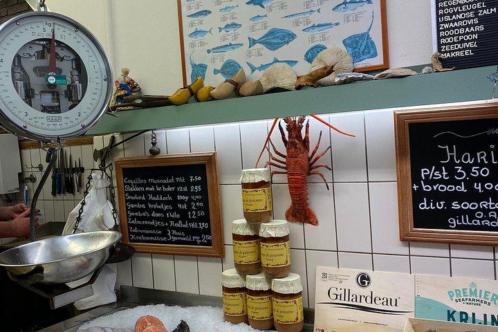 アムステルダムのオランダ語食の市場 チーズとビールツアー