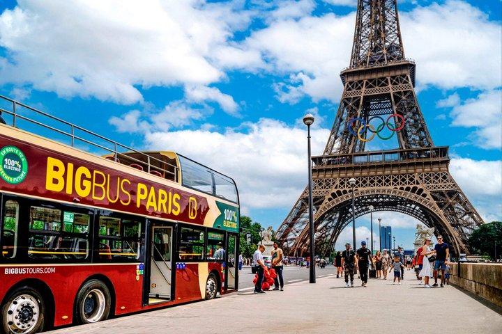 Parijs Open Top City Sightseeing Bus Tour Ticket