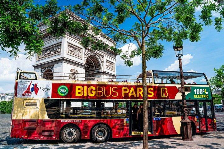 Parijs Open Top City Sightseeing Bus Tour Ticket