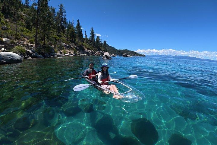Excursion en kayak clair sur le lac Tahoe à Sand Harbor en petits groupes