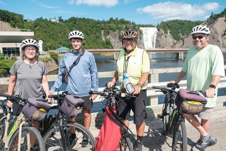 Magnífico tour en bicicleta eléctrica por Montmorency Falls