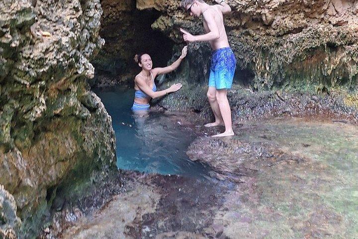 Turtle encounter, Hidden cave and Beach Tour