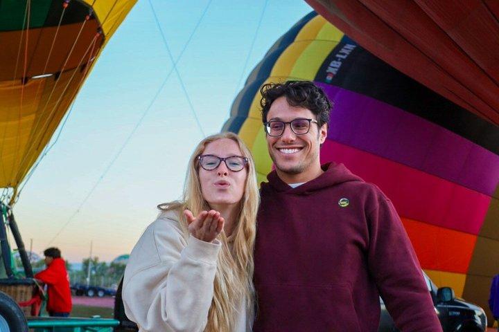 Hot Air Balloon Flight Teotihuacan + Pickup + Cave Breakfast