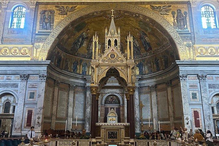ローマプライベートツアー城壁とアルカエオの外セントポール