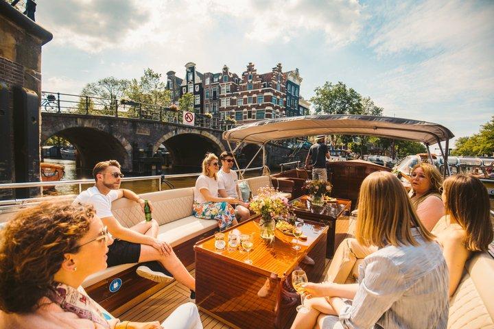 L'ultima crociera sui canali di Amsterdam - 2 ore - Piccoli gruppi con bevande e snack
