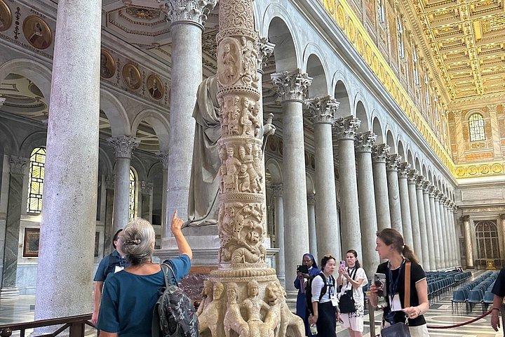 ローマプライベートツアー城壁とアルカエオの外セントポール