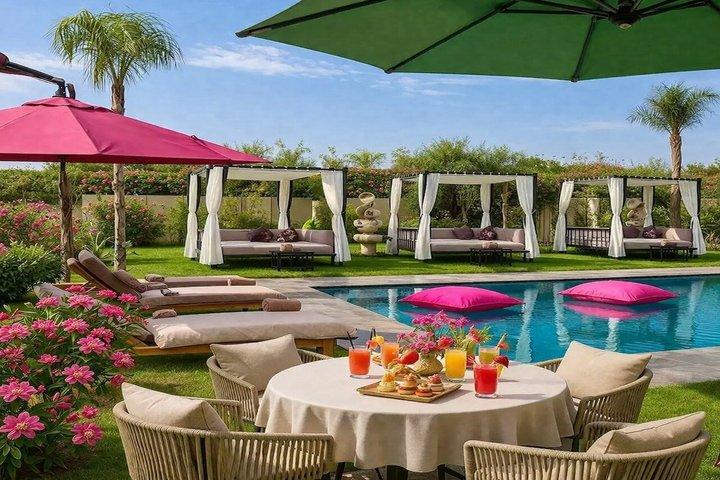 Marrakesch Villa Tagespass : Pool, marokkanisches Mittagessen & Hotelabholung
