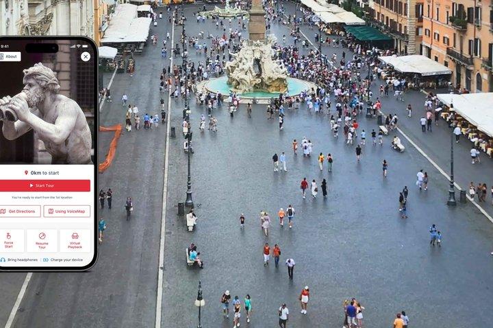 Piazza Navona al Descubierto : Un recorrido a pie autoguiado en Roma