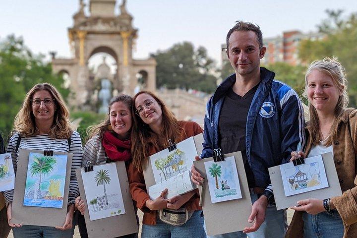 Sketching & watercolor workshop in the park