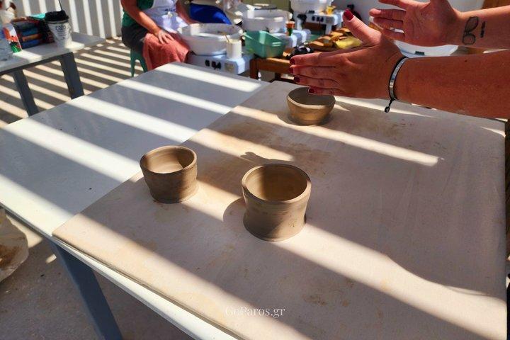Paros Seaside Pottery Experiência com lançar rodas e nadar