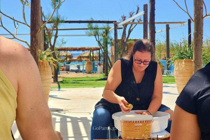 Paros Seaside Pottery Experiência com lançar rodas e nadar