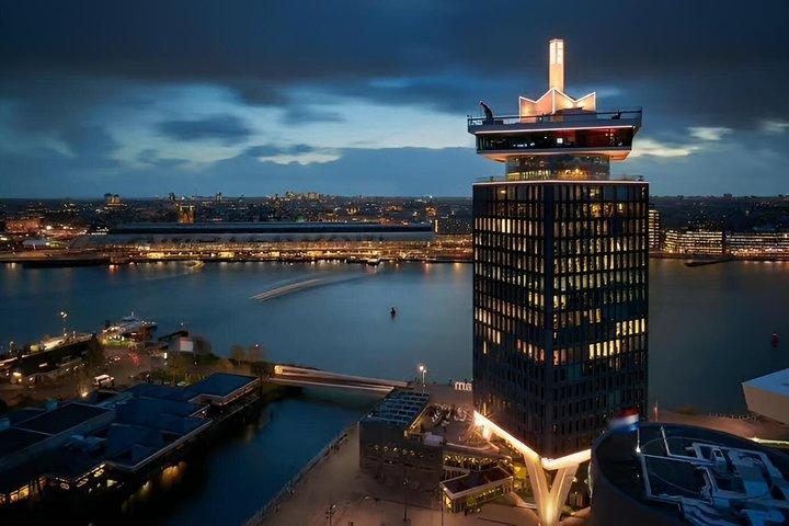 Amsterdam Evening Canal Cruise & A’DAM Tower Skybar Drink