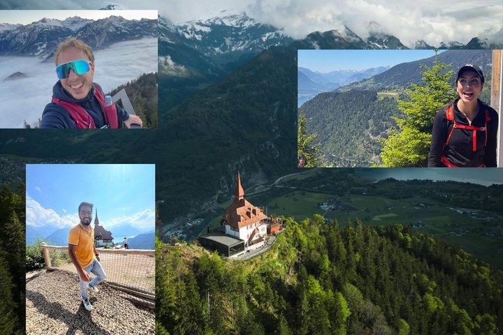 Interlaken : Top Harder Kulm met een Zwitserse atleet