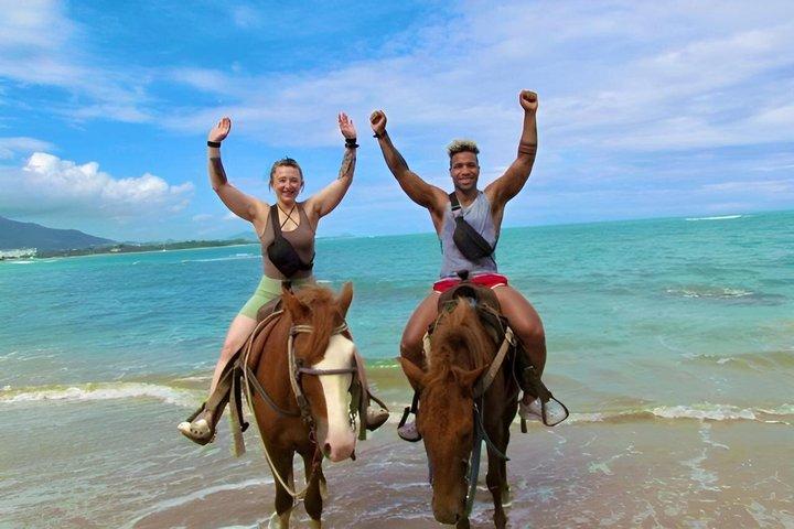 プエルトプラタのビーチ乗馬アドベンチャー