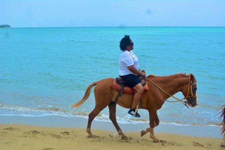 プエルトプラタのビーチ乗馬アドベンチャー