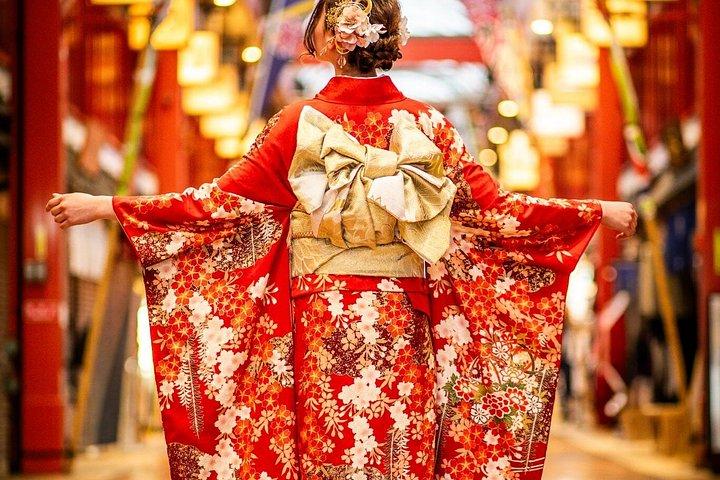 東京 : 着物レンタル込みの浅草ガイド撮影