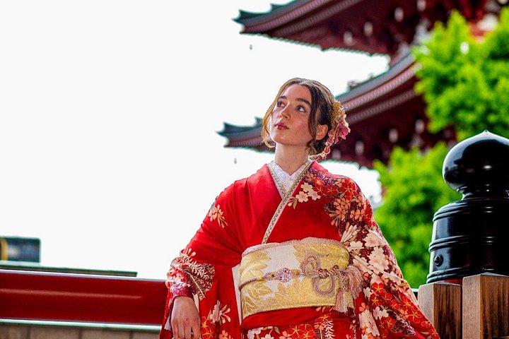 東京 : 着物レンタル込みの浅草ガイド撮影