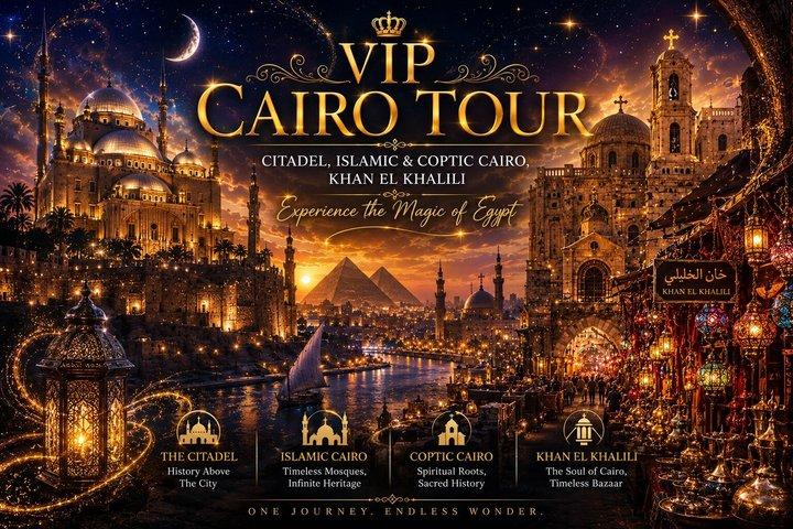 VIP Cairo Tour: Citadell, islamisk och koptisk Kairo, Khan El Khalili