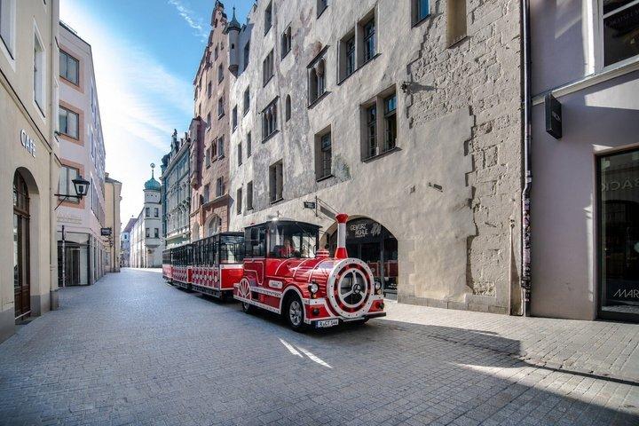 Stadsrundtur genom Regensburg med det lilla tåget