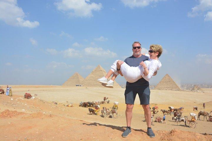 VIP All inclusive Gizeh Piramides, Sfinx, lunch, Kameel, binnen piramide