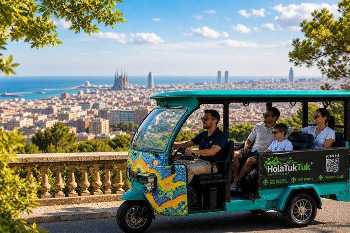 Barcelona-rutt i en Electric Tuk Tuk 2H