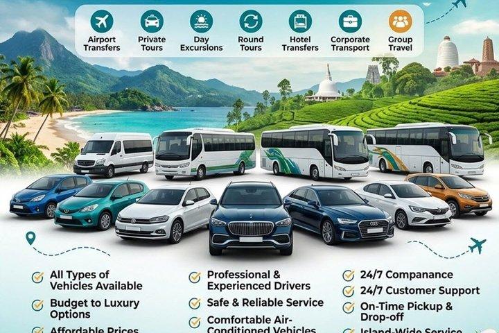 Trasferimento Privato Aeroporto Bandaranaike BIA a Colombo