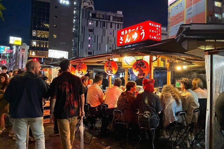 Hakata Yatai and Local Izakaya Hopping Tour Food Included