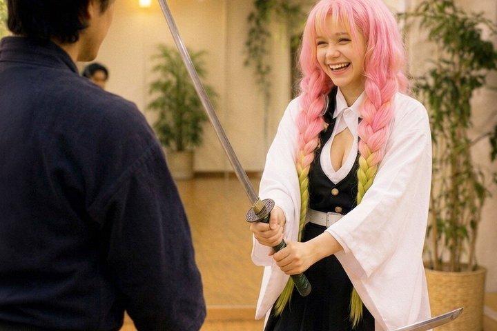 Anime Sword Fighting and Get Filmed in Action in Tokyo
