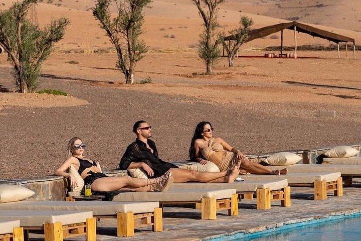 Agafay: Luxury Swimming Pool, Sunset Camel and Dinner Show