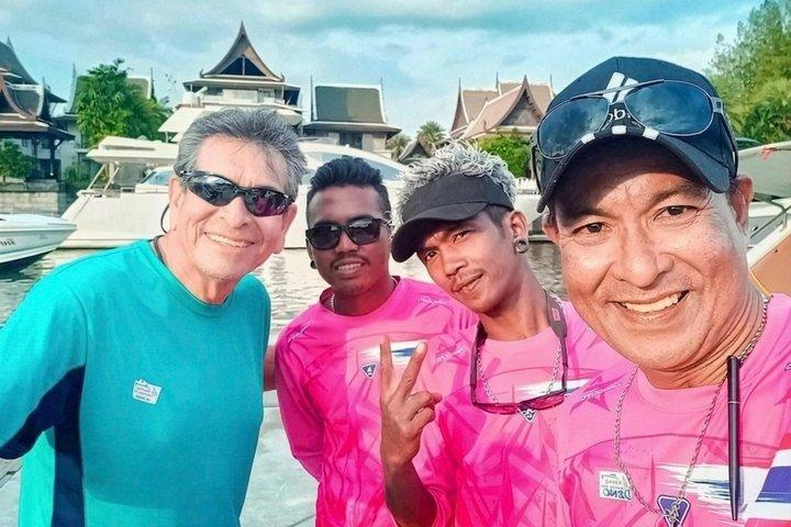 ジェームズ ボンド島でのカヌーとスピードボートでのランチ付き