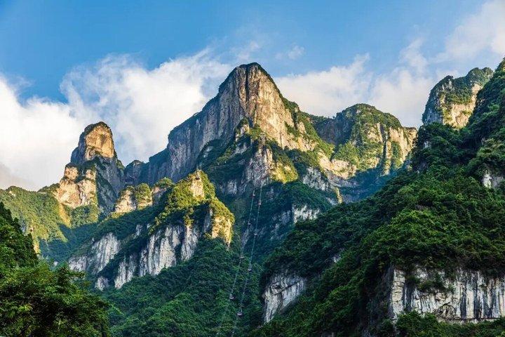 Zhangjiajie Avatar Stone Forest Meets the Glass Bridge in the Sky