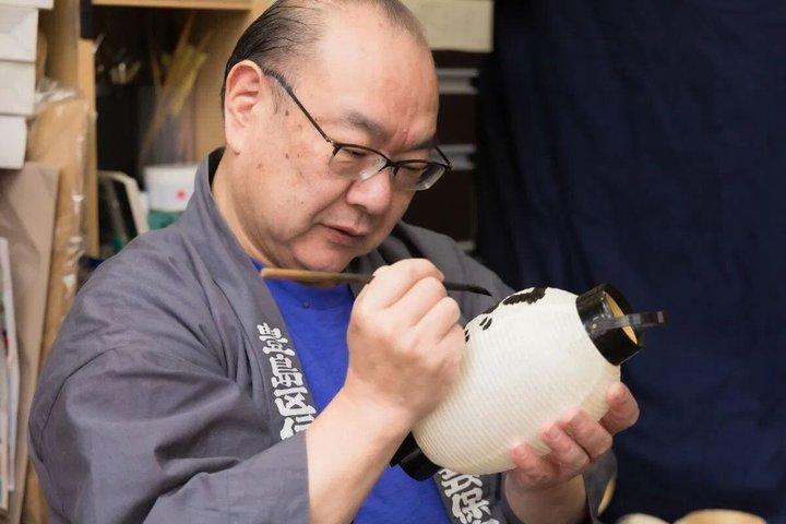 Edo Lantern Kalligrafi Workshop i Tokyo
