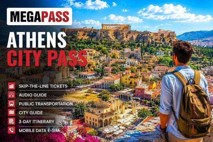 Acropolis & Museum, 2 - Day Hop-On Hop-Off og døgnåben transport