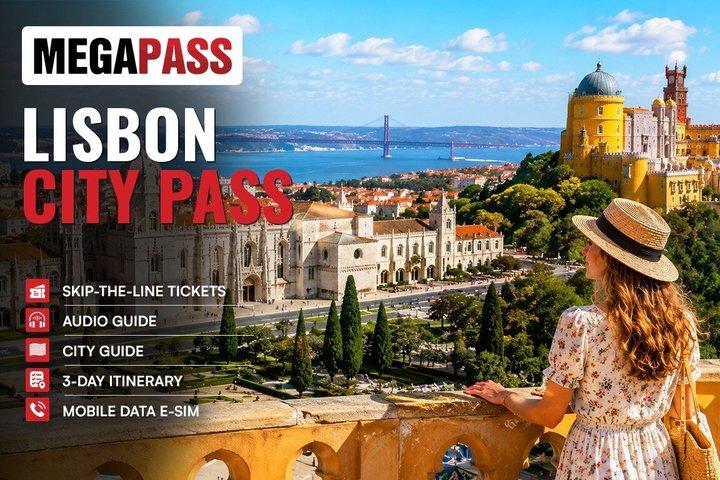 Lissabon och Sintra Pass: Pena Palace, Jerónimos och Regaleira