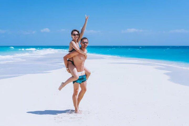 Zanzibar: Fantastisk hvid sandbank og snorkling med BBQ Lunch