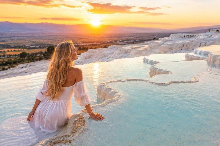 Marmaris Pamukkale Tour por la noche / Lejos de las multitudes