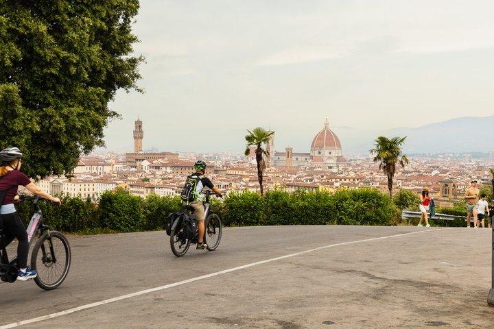 Tour en bicicleta eléctrica por las colinas de la Toscana con experiencia agrícola y almuerzo
