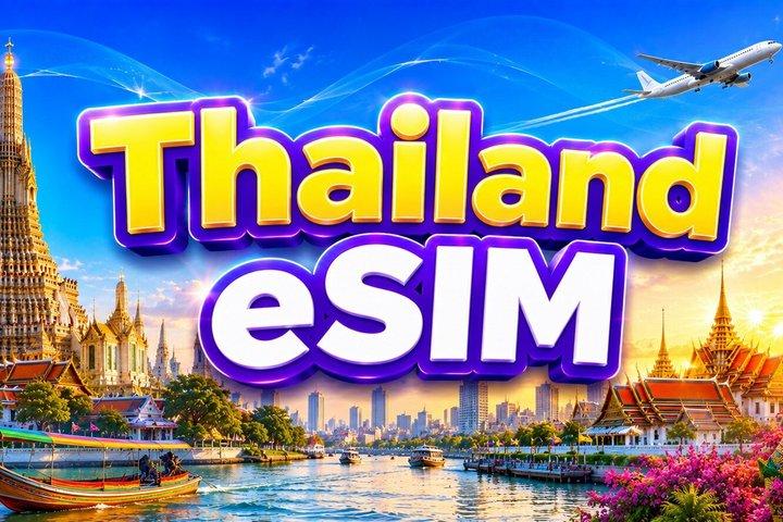 eSIM Thailandia (da 3 a 30 giorni, fino a 60 GB)