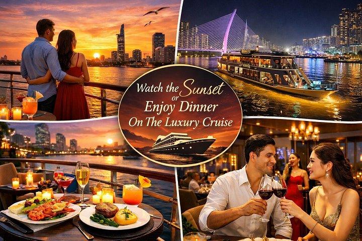 Se solnedgangen eller nyd middag på luksuscruise i Saigon