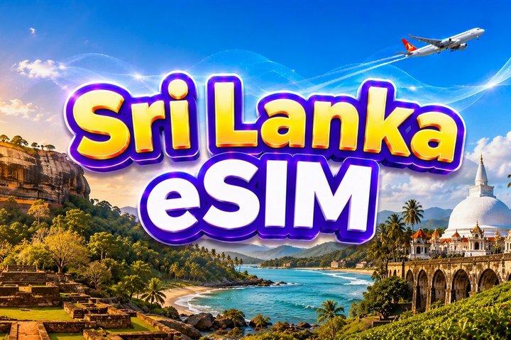 Sri Lanka eSIM (da 3 a 30 giorni. Fino a 45GB di dati)