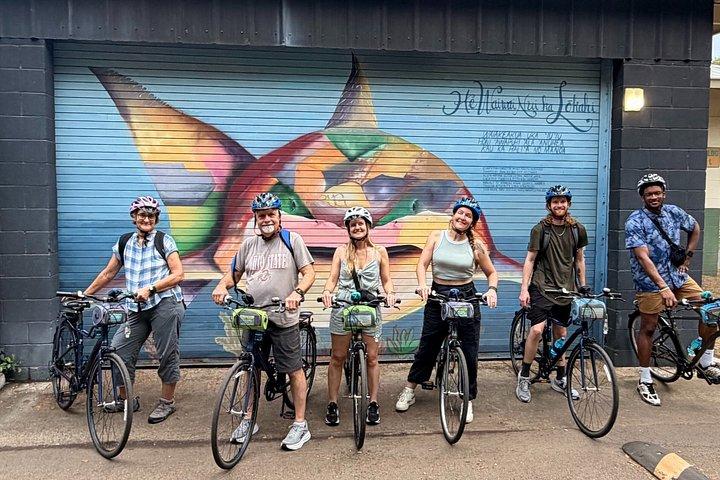 オアフ島で自転車で巡るハワイアンフードツアー