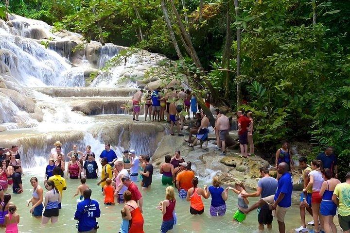 Excursión de un día a Dunn's River Falls y Blue Hole Falls