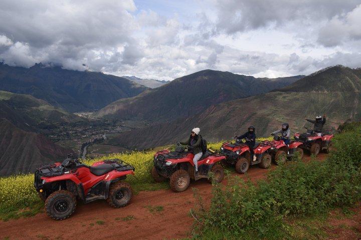 Zip Line + ATVs with Sacred Valley views small groups